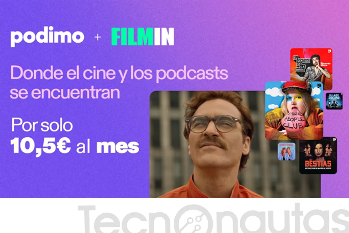 Filmin y Podimo unen fuerzas para ofrecer cine y pódcast en una sola