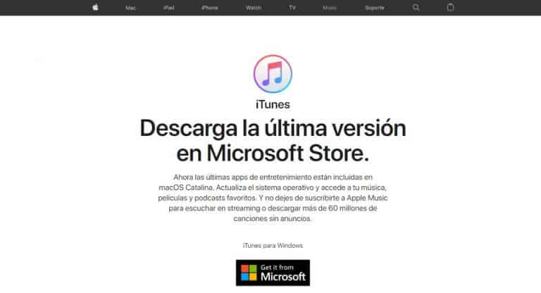 descargar itunes para windows 10 pro 64 bits