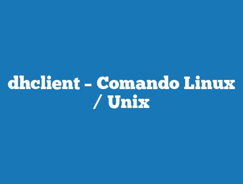 dhclient – Comando Linux / Unix