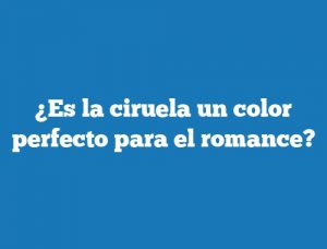 ¿Es la ciruela un color perfecto para el romance?