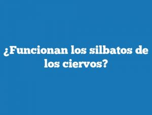 ¿Funcionan los silbatos de los ciervos?