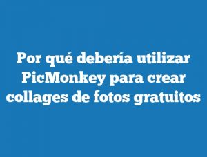 Por qué debería utilizar PicMonkey para crear collages de fotos gratuitos