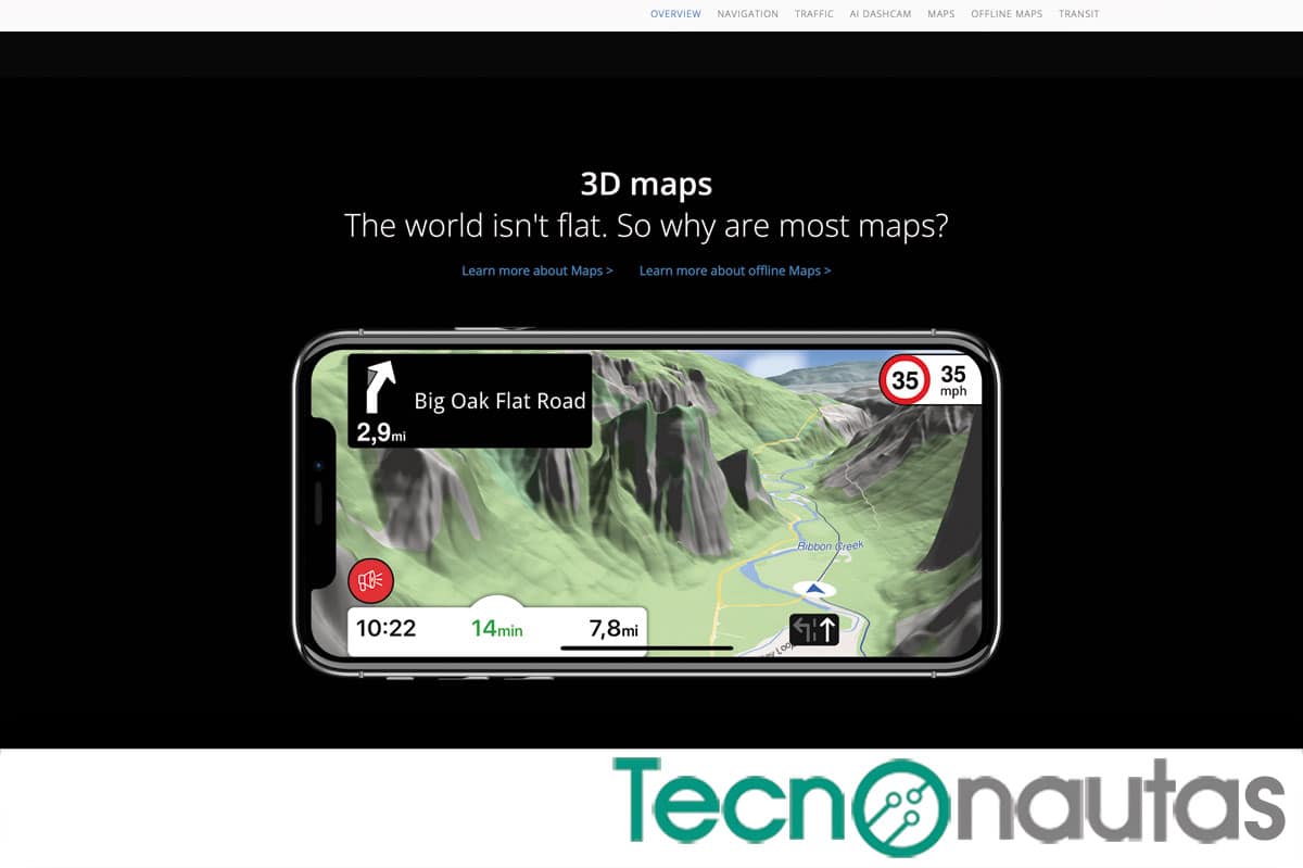 mapas 3d en Maps
