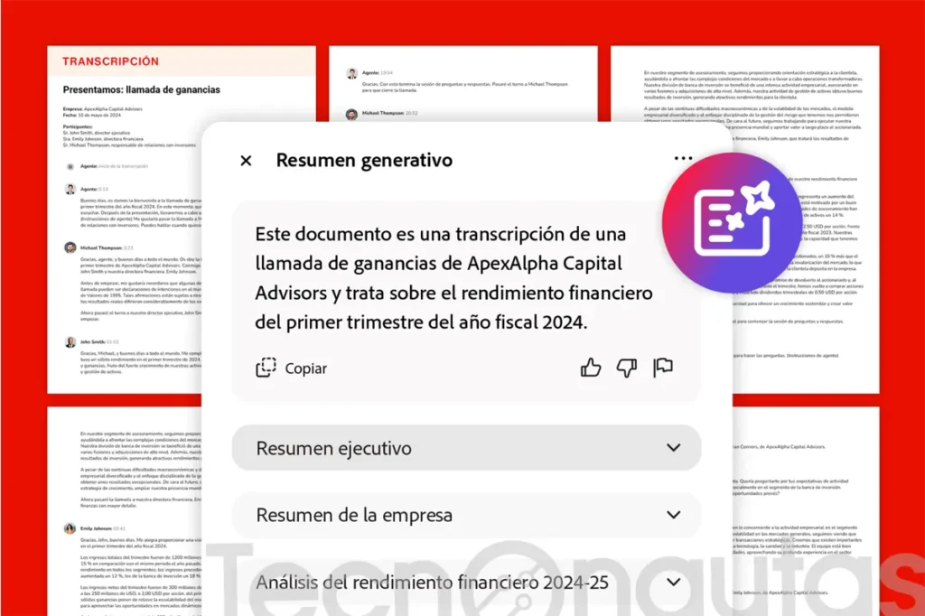 Acrobat PDF inteligencia artificial