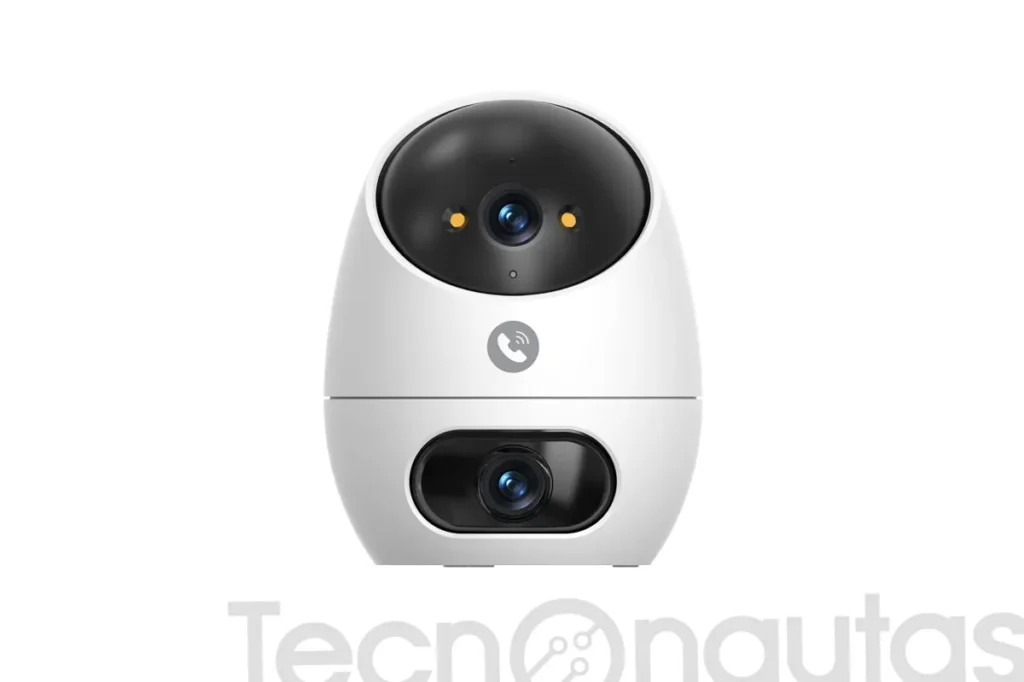 camara seguridad doble lente de Beans View