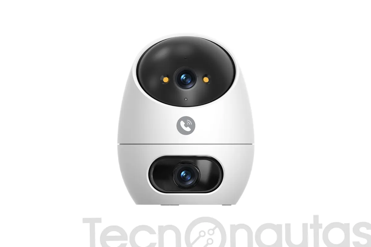camara seguridad doble lente de Beans View