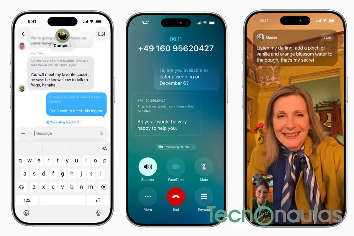 Traducción en Vivo de Apple