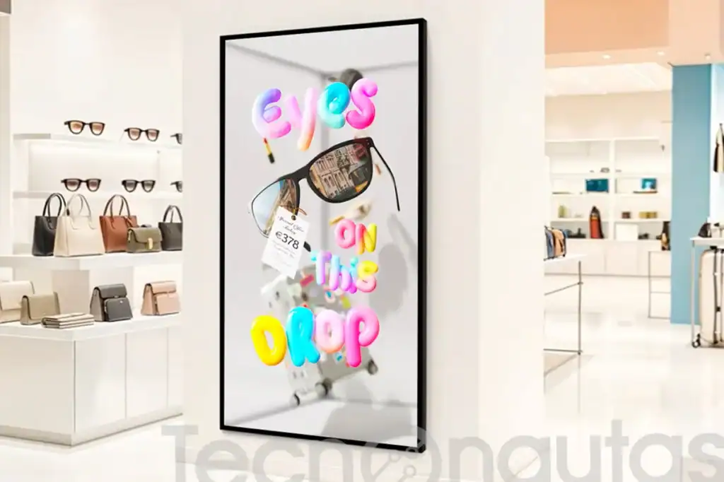 cartelería digital 3D Samsung